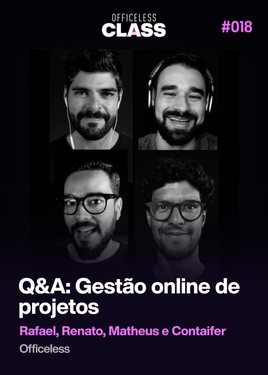 Q&A: Gestão online de projetos — Renato Contaifer, Renato Carvalho, Matheus Sales, Officeless