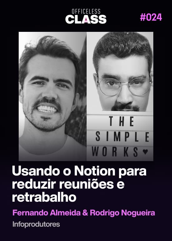 Usando o Notion para reduzir reuniões e retrabalho — Rodrigo Nogueira, Fernando Almeida, 