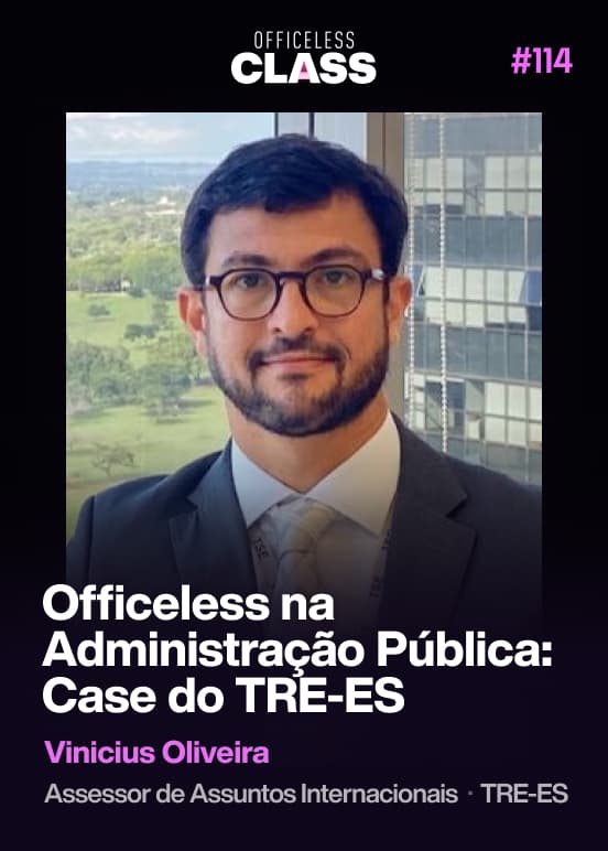 Officeless na Administração Pública — Case do TRE-ES — Vinicius Oliveira, TRE-ES