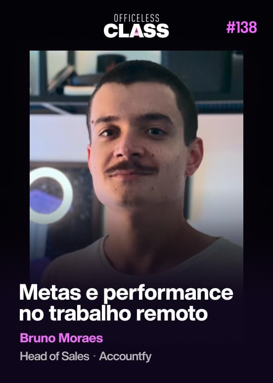 Metas e performance no trabalho remoto — Bruno Moraes, Accountfy