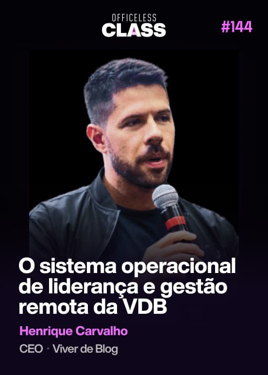 Trabalho Remoto sem Microgerenciamento: A Estratégia dos 3As da gestão na Viver de Blog — Henrique Carvalho, VDB